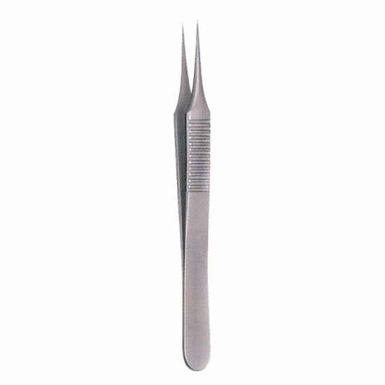 Micro Forceps, Straight, Sharp, 10.5cm