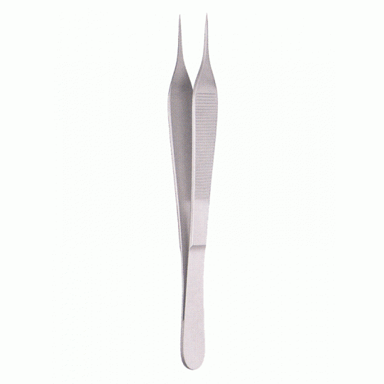 Micro Adson Forceps, 15 cm, 0.3 mm, Sharp