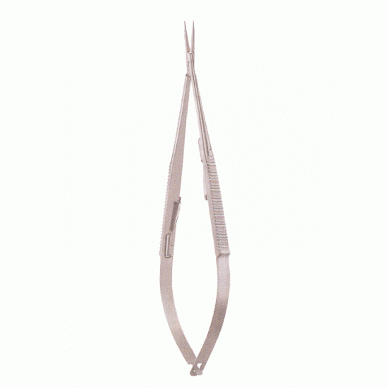 Castroviejo Ultra Fine Needle Holder, 14.5 cm, With Catch